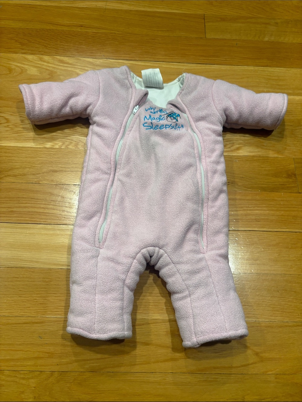 Magic Sleepsuit Pink Fleece Kids One-Piece Footie